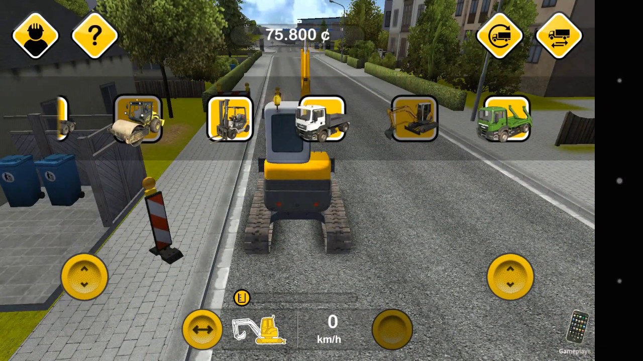 Construction Simulator 2014 #1 - ANDROID GAMEPLAY, CONSTRUCTION GAME | Samsung Galaxy S10