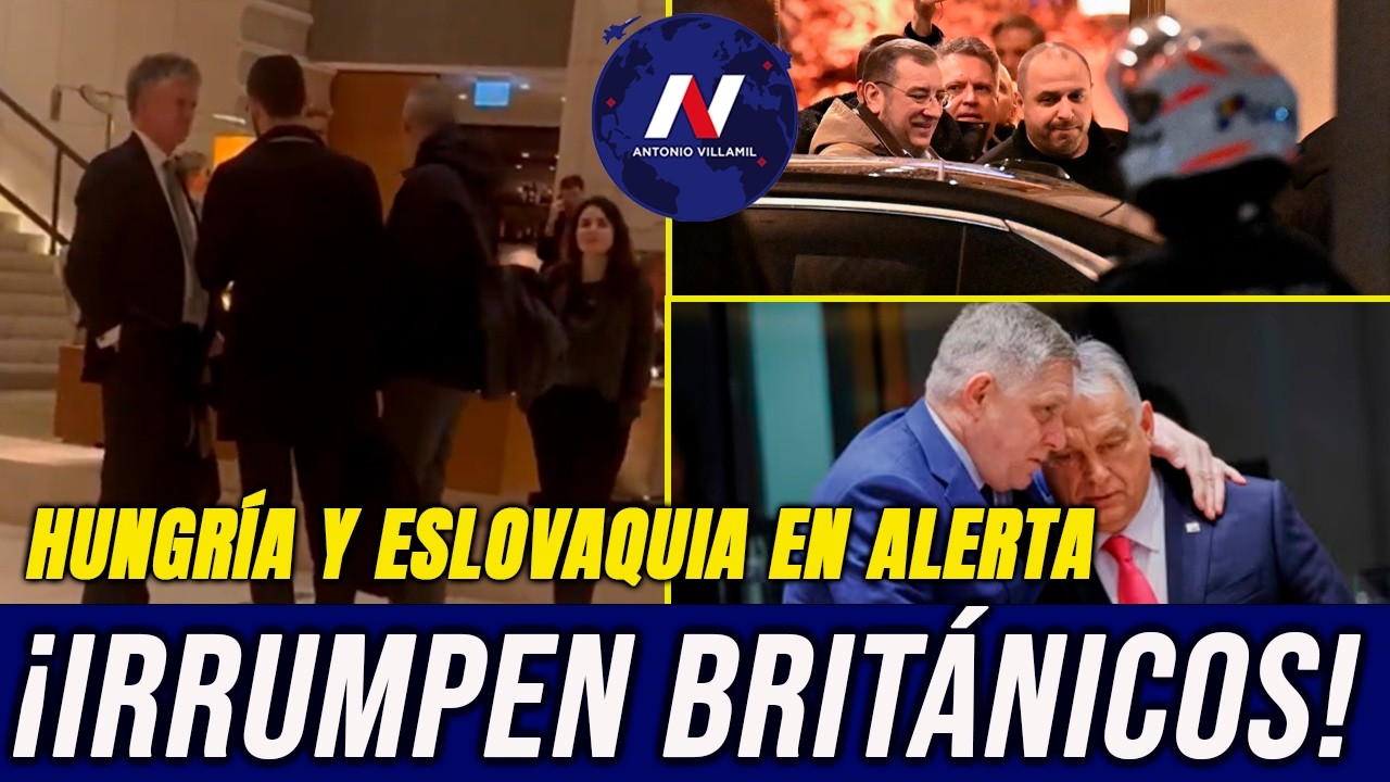 &iexcl;Asaltan mesa de paz! Brit&aacute;nicos irrumpen pl&aacute;ticas. Hungr&iacute;a y Eslovaquia, golpeados por Rusia y Kiev