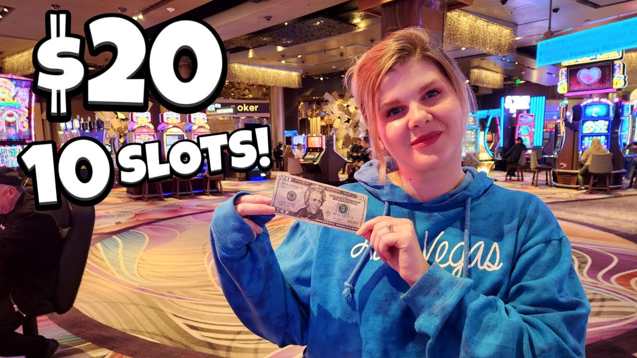 I Put $20 into 10 Different Slot Machines at ARIA in Las Vegas.. Here's What Happened!