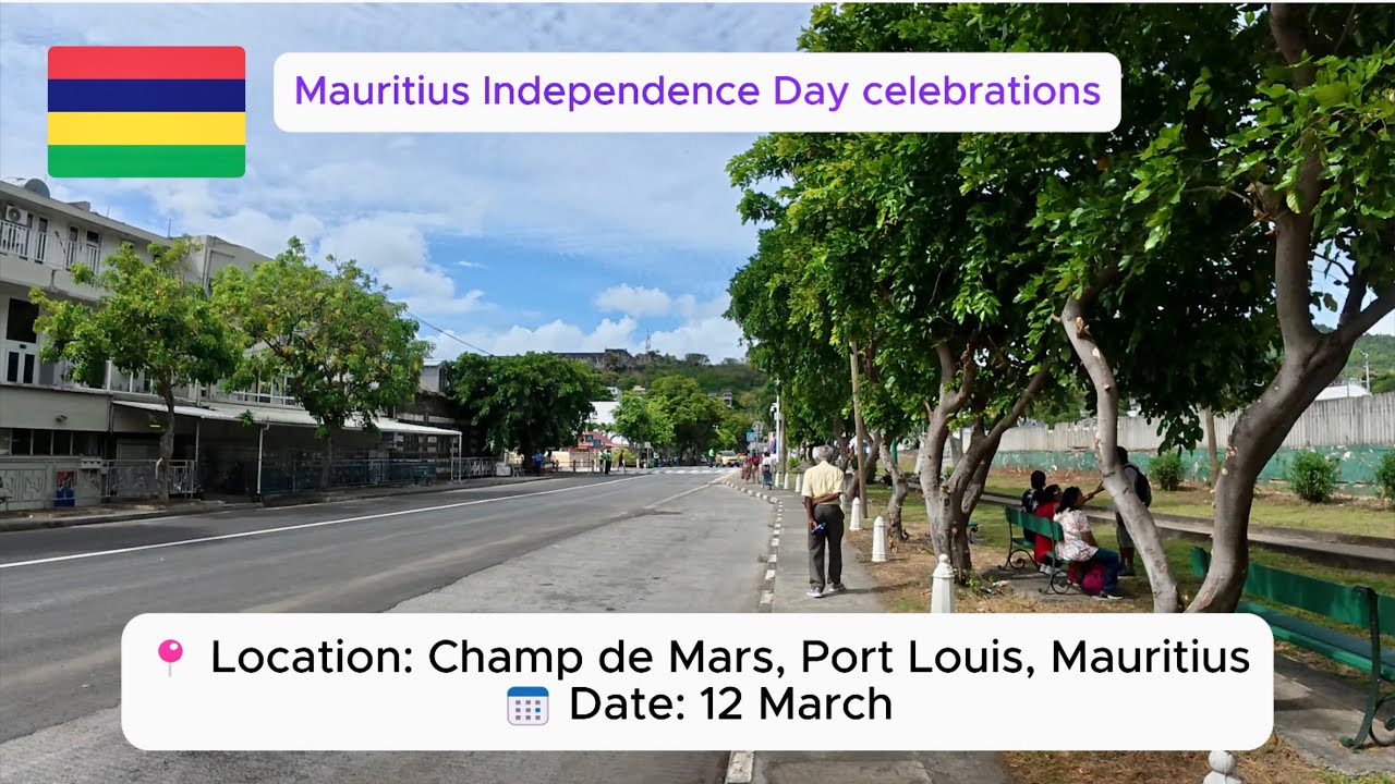 Mauritius Independence Day Celebration 🇲🇺  Champ de Mars Port Louis  Part-1