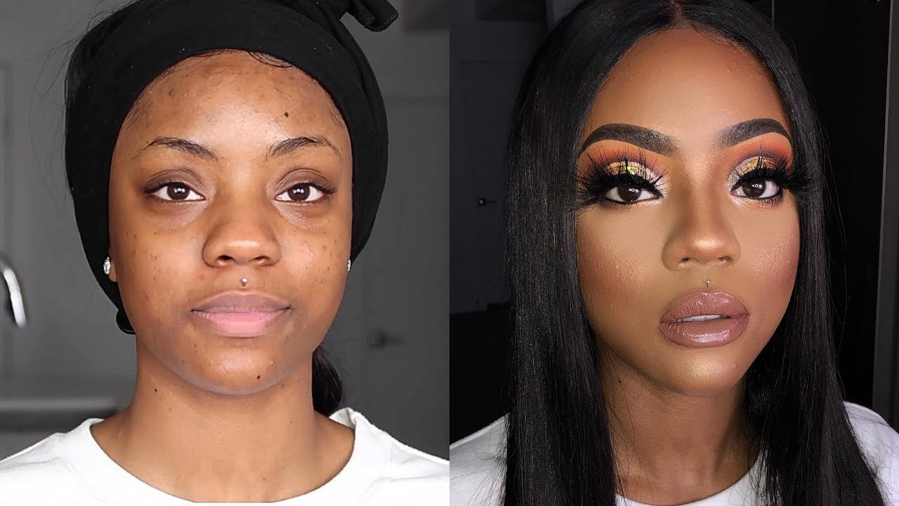 TRANSFORMATION SLAY | CUT CREASE | GLITTER