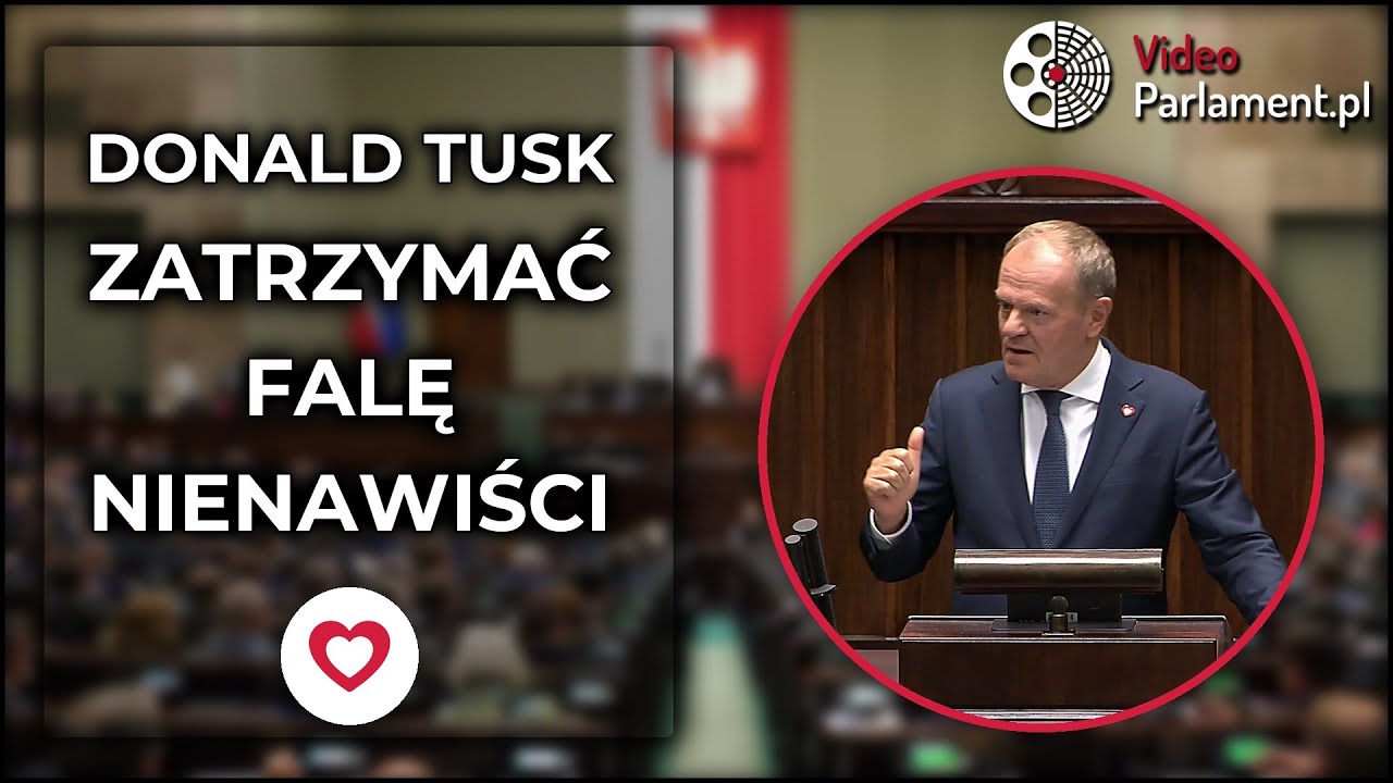 Donald Tusk: Obrona Kierwińskiego - Alarm przed falą nienawiści i lustracją