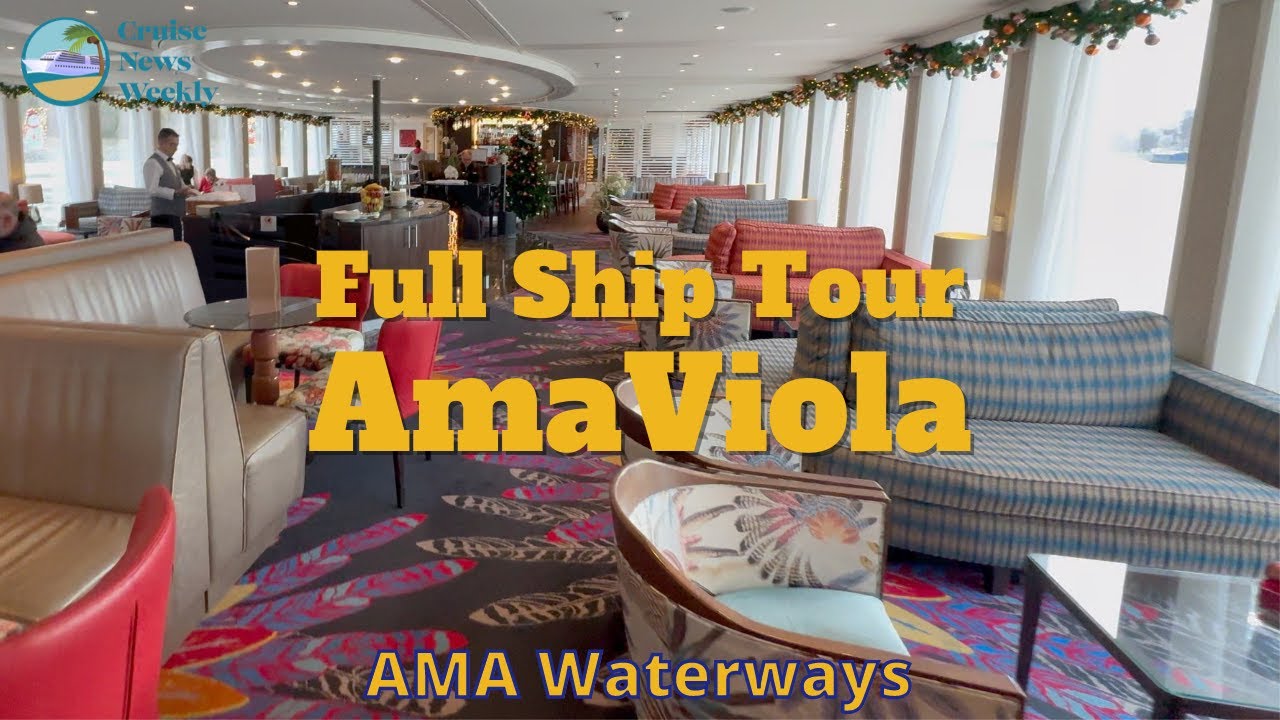 Full Tour of the AmaViola River Cruise Ship