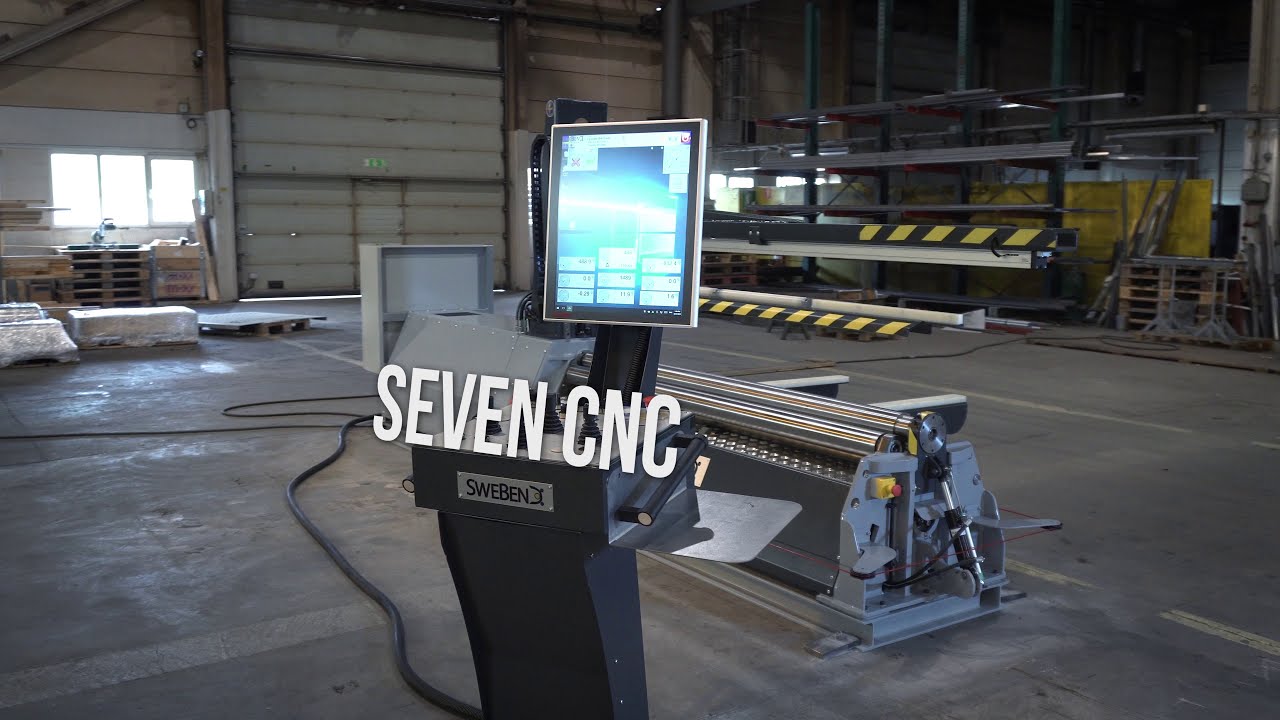 CNC Plate Rolling Machine -  [PB4-4-6] - Steel Bending by SweBend