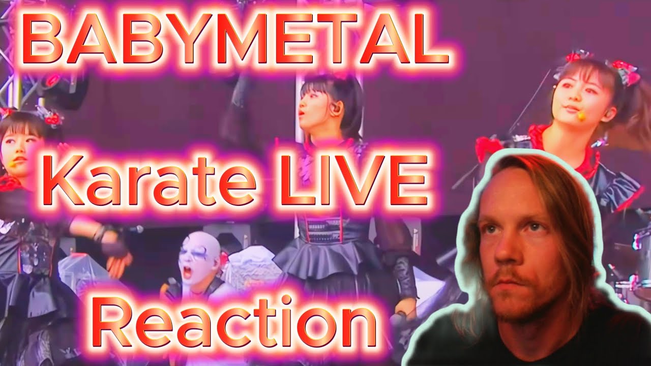 VERY IMPRESSIVE!!! BABYMETAL - Karate LIVE (Singer Reacts)