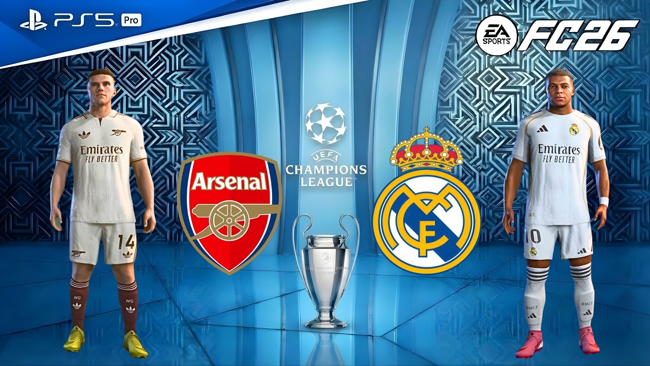 FC 26 - Real Madrid vs Arsenal | UCL FInal 2026 | Bukayo Saka vs Vinícius Júnior epic battle