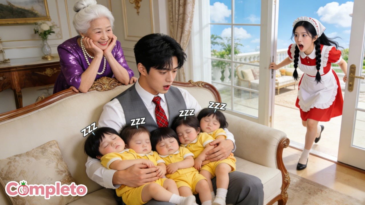 Mucama madre soltera lleva bebé al trabajo—ve a su 5 bebés dormidos en brazos d/CEO! ¡Amor comienza!