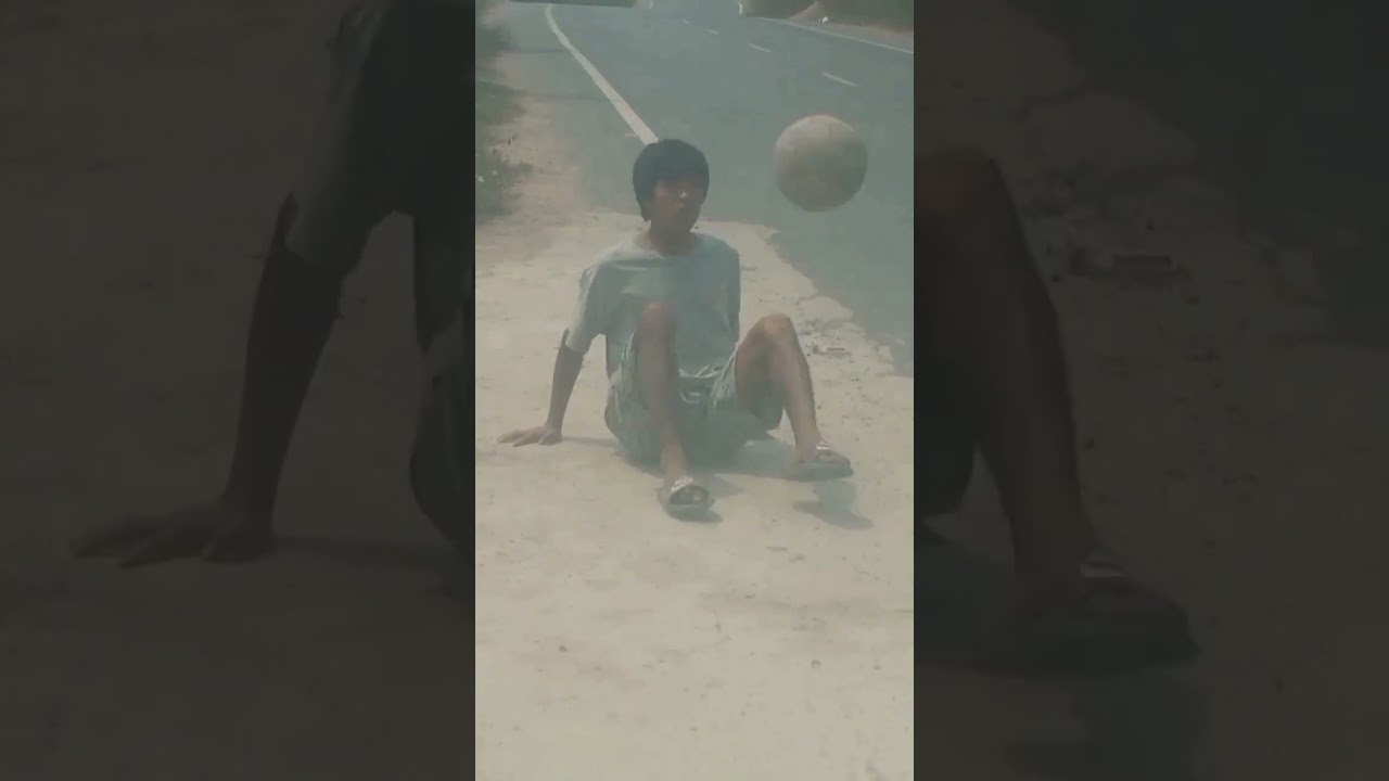 freestyle football transition sit down head stall - sit down juggling