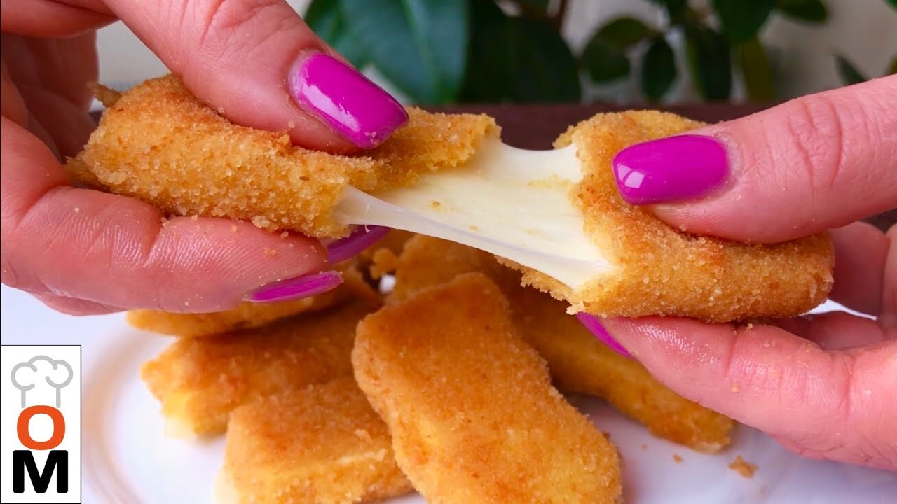 Быстрый и Очень Вкусный Перекус Во Время Просмотра Фильма | Горячий Сыр в Кляре