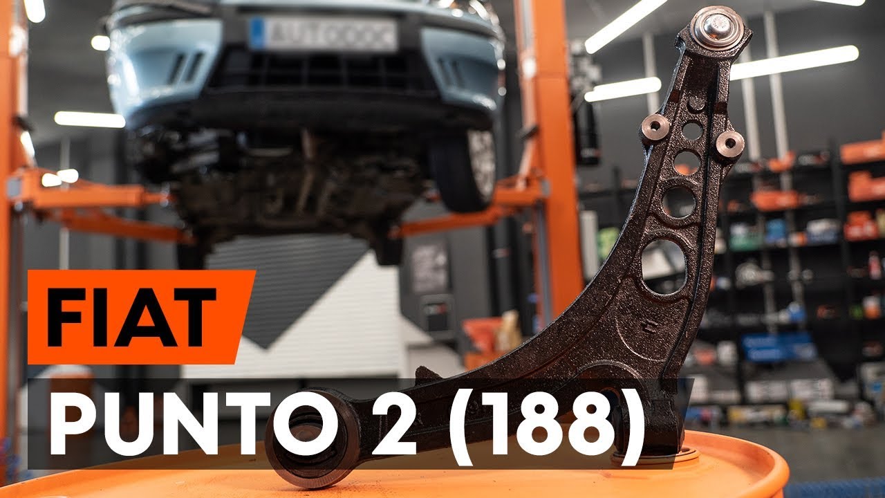 Como substituir a braço de suspensão dianteira no FIAT PUNTO 2 (188) [TUTORIAL AUTODOC]