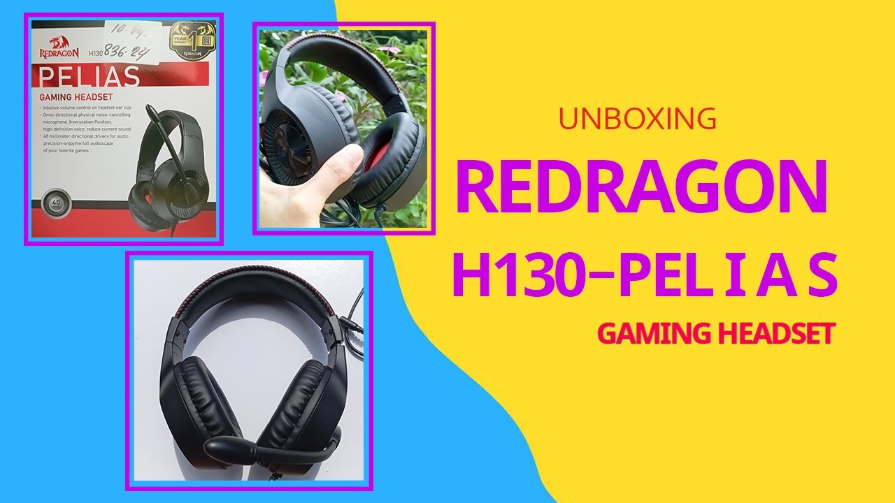 Redragon H130 Pelias গেমিং হেডসেট আনবক্সিং কম দামে সেরা সাউন্ড! 🎧 ১০০% গেমিং এক্সপেরিয়েন্স