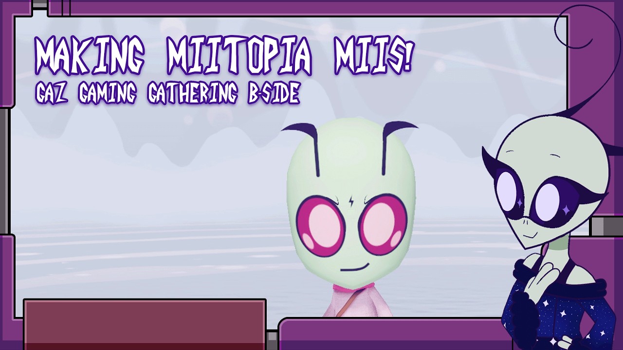 Making Miis w/ Invader Zim Lost & Found | Gaz Gaming Gathering B-Side