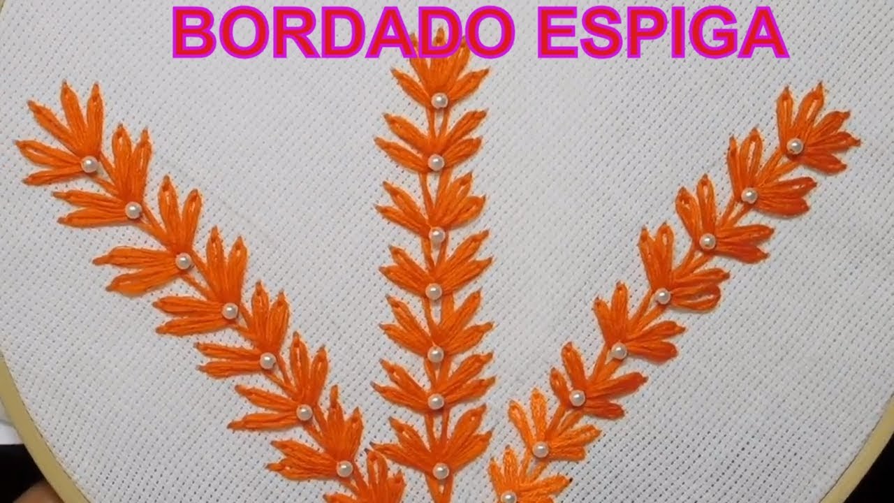 Como Bordar Una Espiga De Trigo