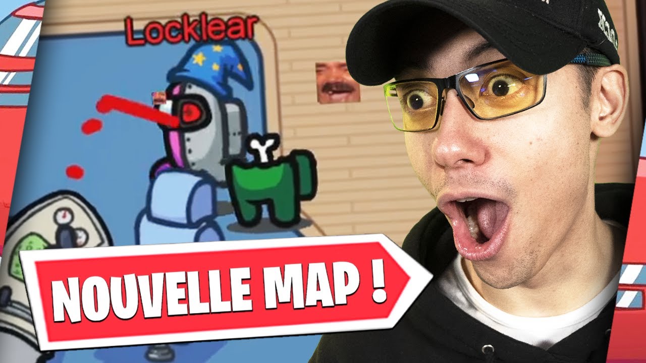 NOUVELLE MAP SUR AMONG US !! 😲✈️🔪 (Secrets & easter egg)