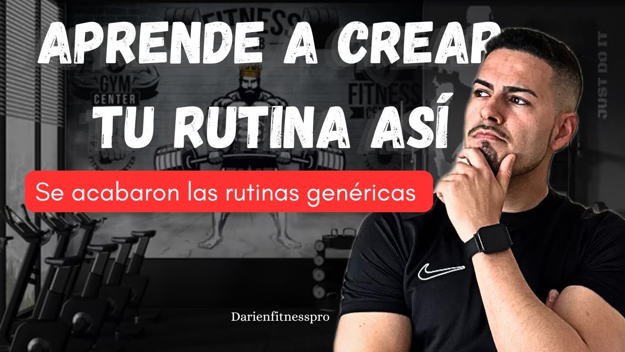 Crea tu propia rutina de entrenamiento así (regalo al final del video🎁)