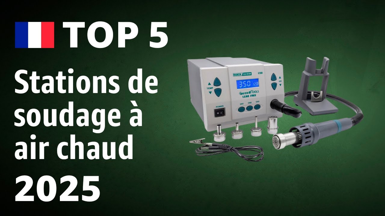 TOP&mdash;5. Meilleures stations de soudage &agrave; air chaud. Test & Comparaison 2025