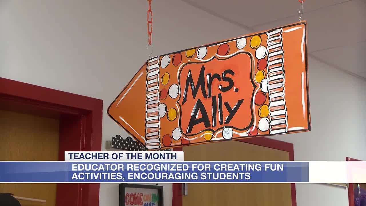 Teacher recognized for creating fun activities, encouraging students