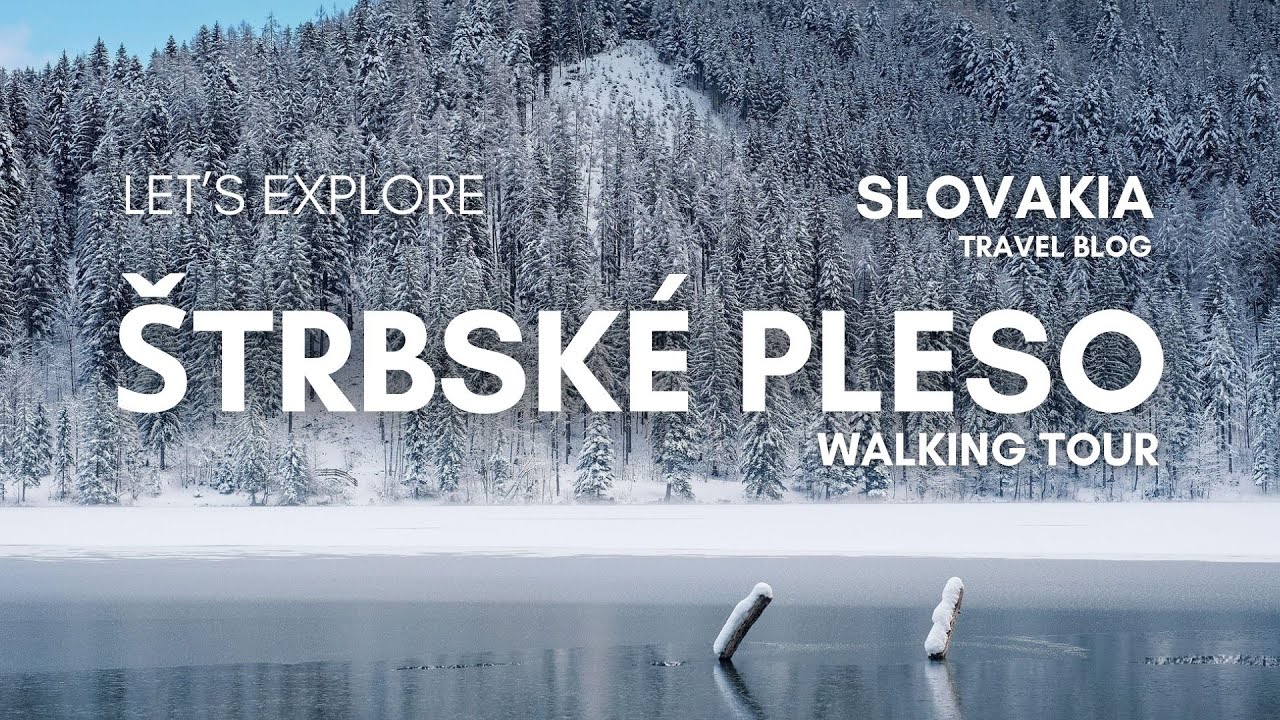 From Frozen Lake to Ski Pathes:🏃‍♂️ Discovering Štrbské Pleso in Winter ❄️ -  Slovakia 2025 [4K]