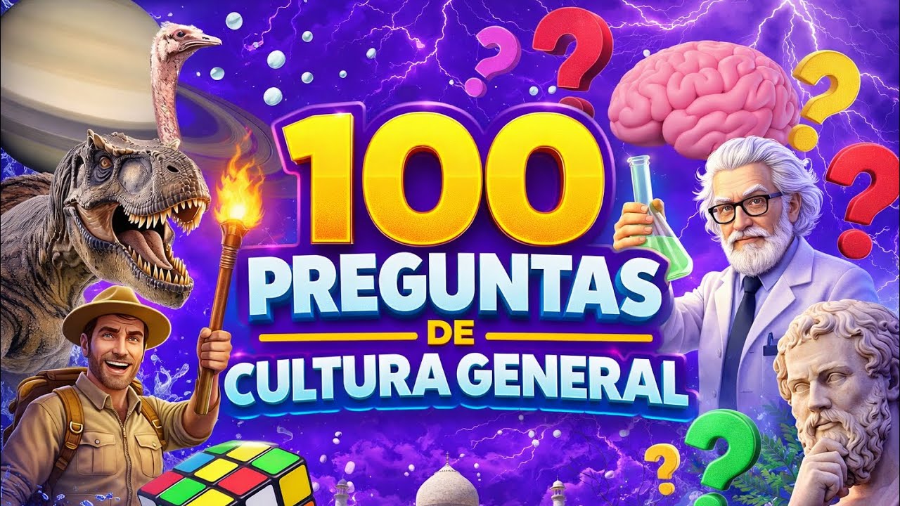 ¿Eres Más Listo De Lo Que Crees? 😎🧠 | 100 Preguntas De Cultura General 📖💥