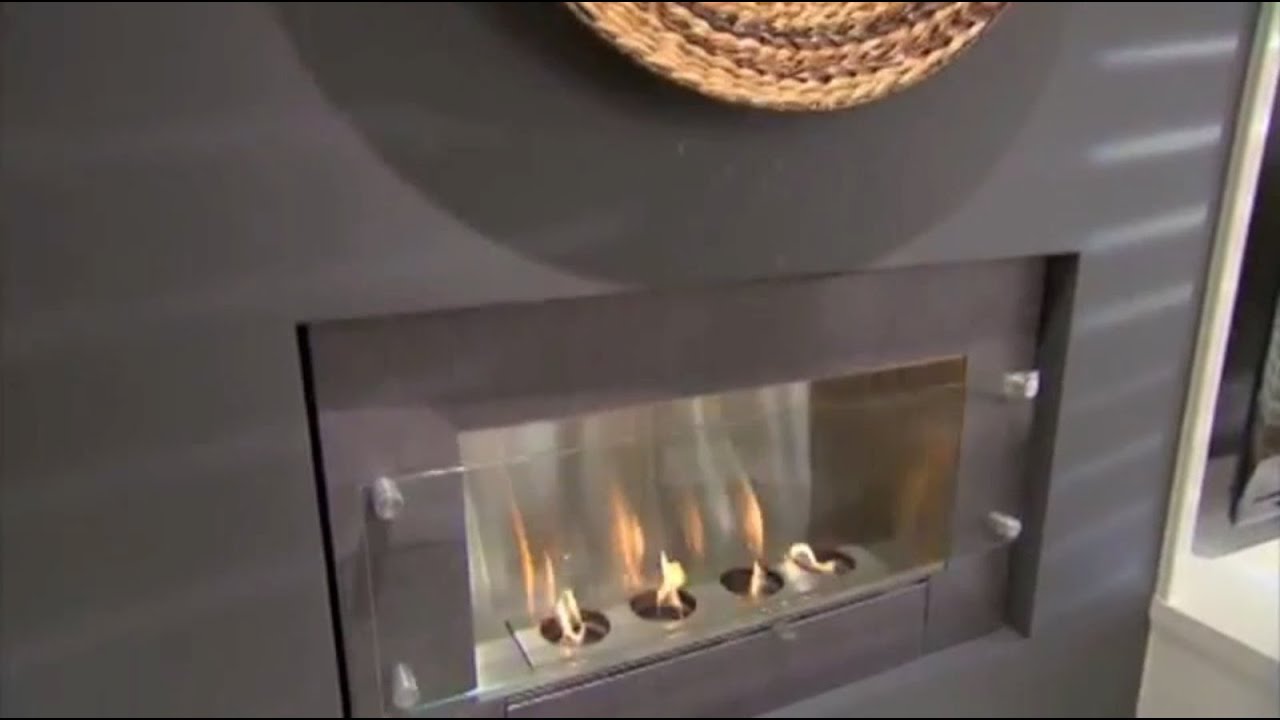 Candice Olson Ventless Wall Fireplace