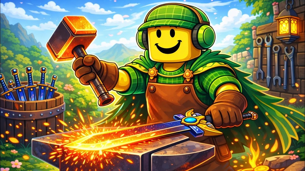 J’ai DÉCOUVERT le jeu THE FORGE sur ROBLOX