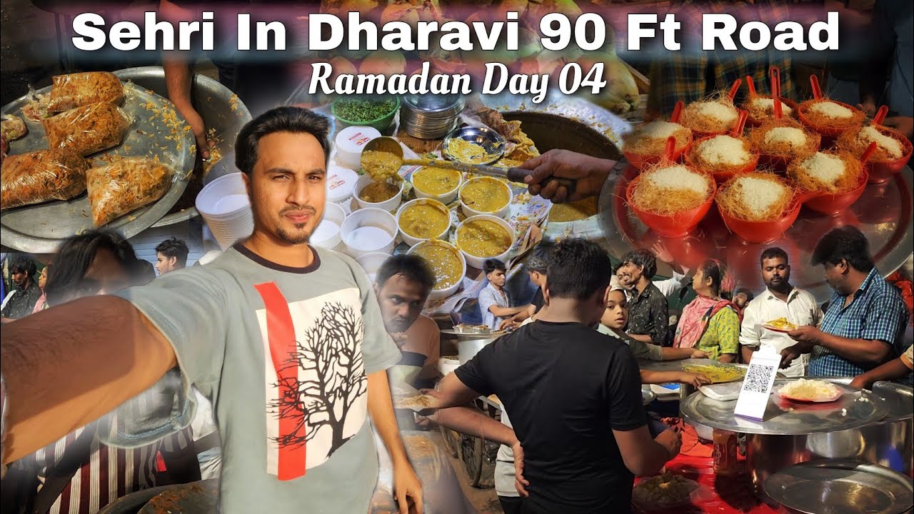 Ramzan in Mumbai 2025 🇮🇳 - Sehri in Dharavi 90 Feet Road |Cheap & Tasty Food!