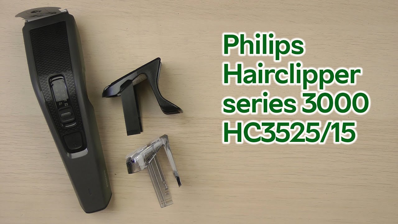 Розпаковка Philips Hairclipper series 3000 HC3525/15