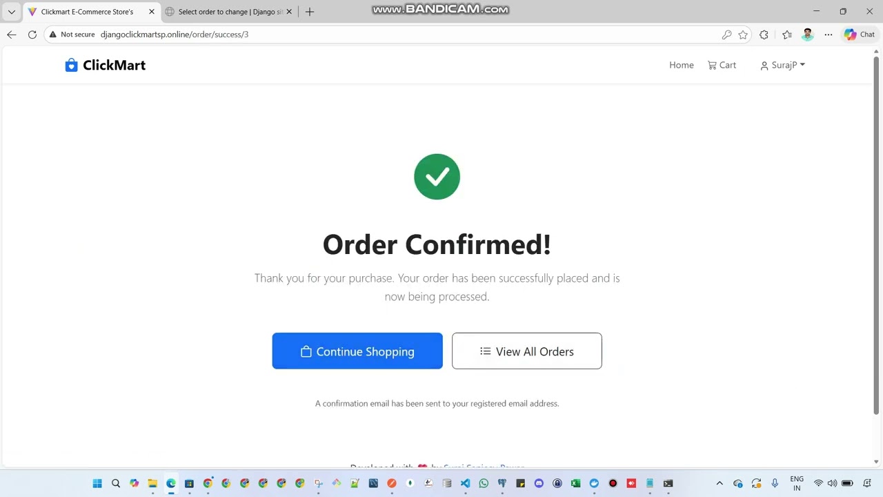 Happy to share that my website is now LIVE, successfully deployed using Django in production.