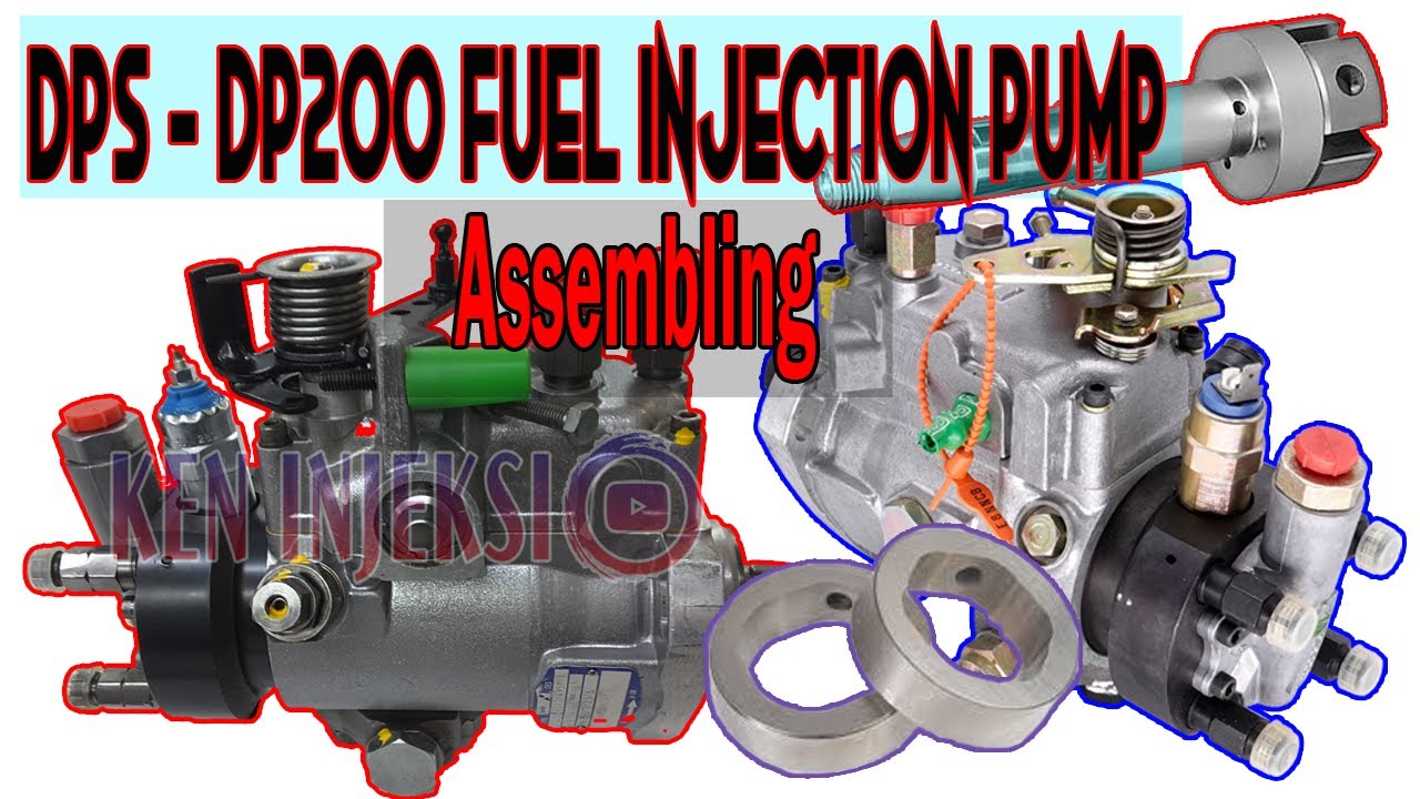 Reassemble the DPS DP200 type fuel injection pump