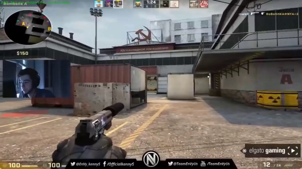cs go kennyS twitch Highlights 2016 + cfg
