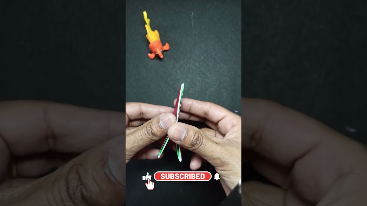 Origami Hexaflexagon Paper Magic  #shorts