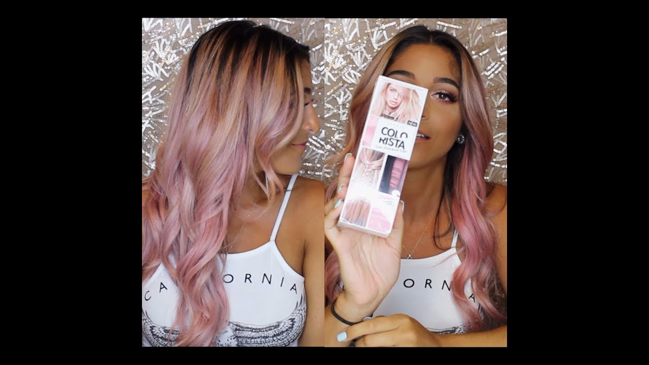 Loreal Colorista in pink- REVIEW and PICS AFTER WASHES (real hair and extensions) | 2GLAM