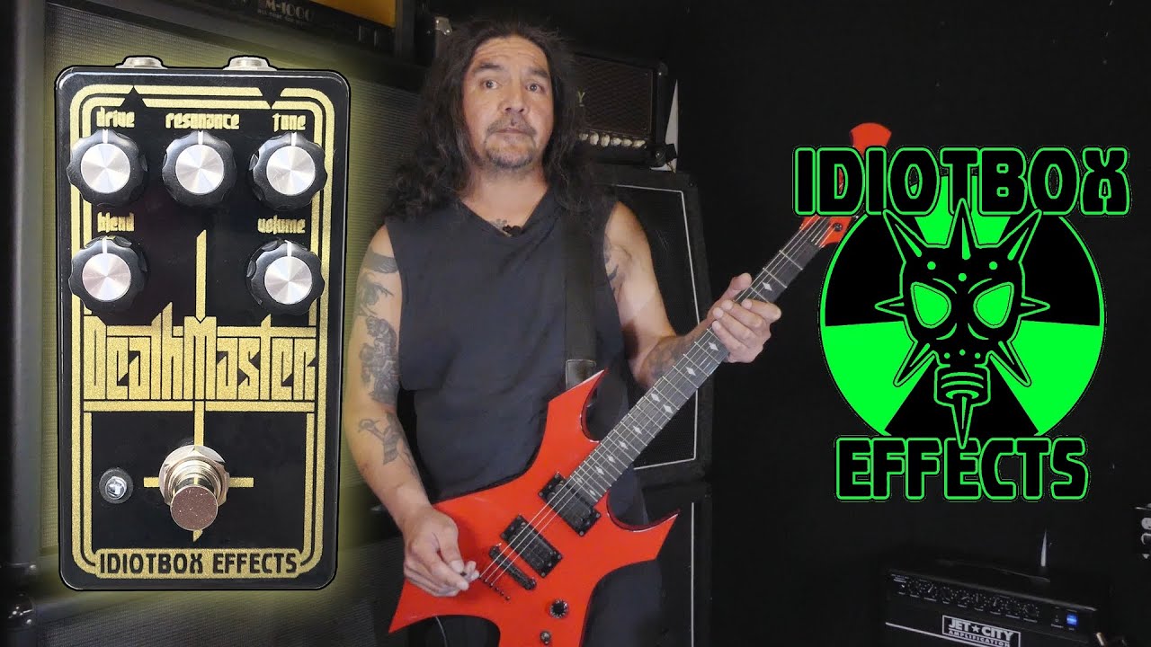 Idiotbox Effects - Death Master demo and review  with BC Rich Warlock guitar