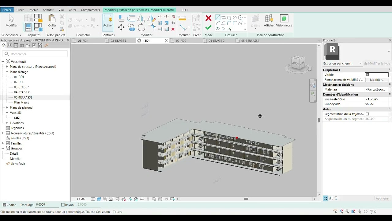 ACROTERE SUR REVIT