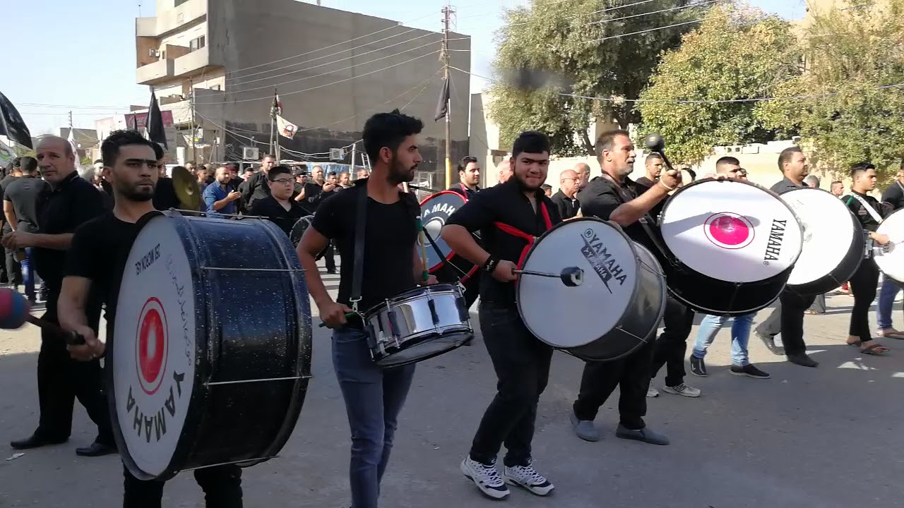لقطات من موكب زنجيل للامام الحسين (ع) موكب أنصار الحسين (ع)