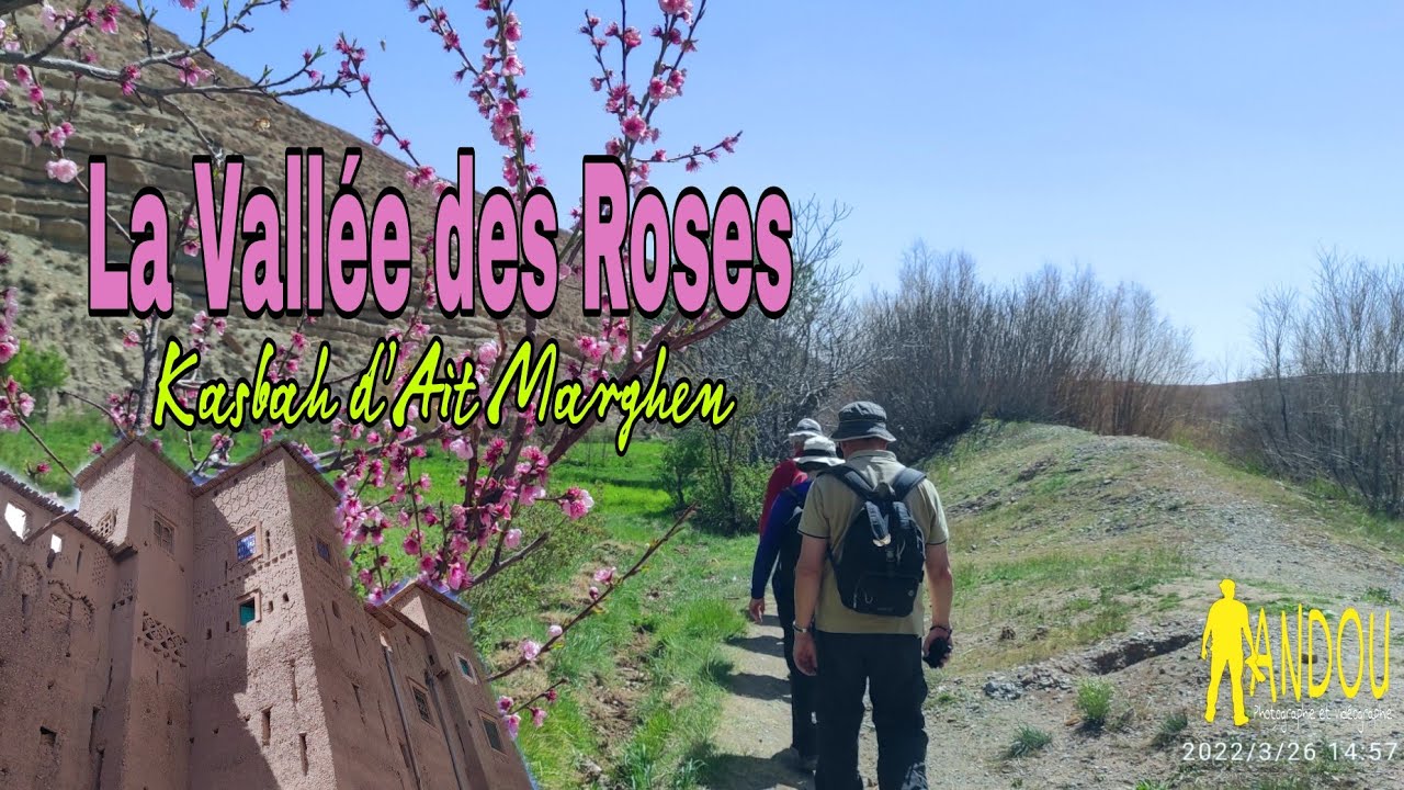 Randonnée dans la vallée des Roses 🌹une visite de la kasbah d'Ait Marghen 🏚️ 