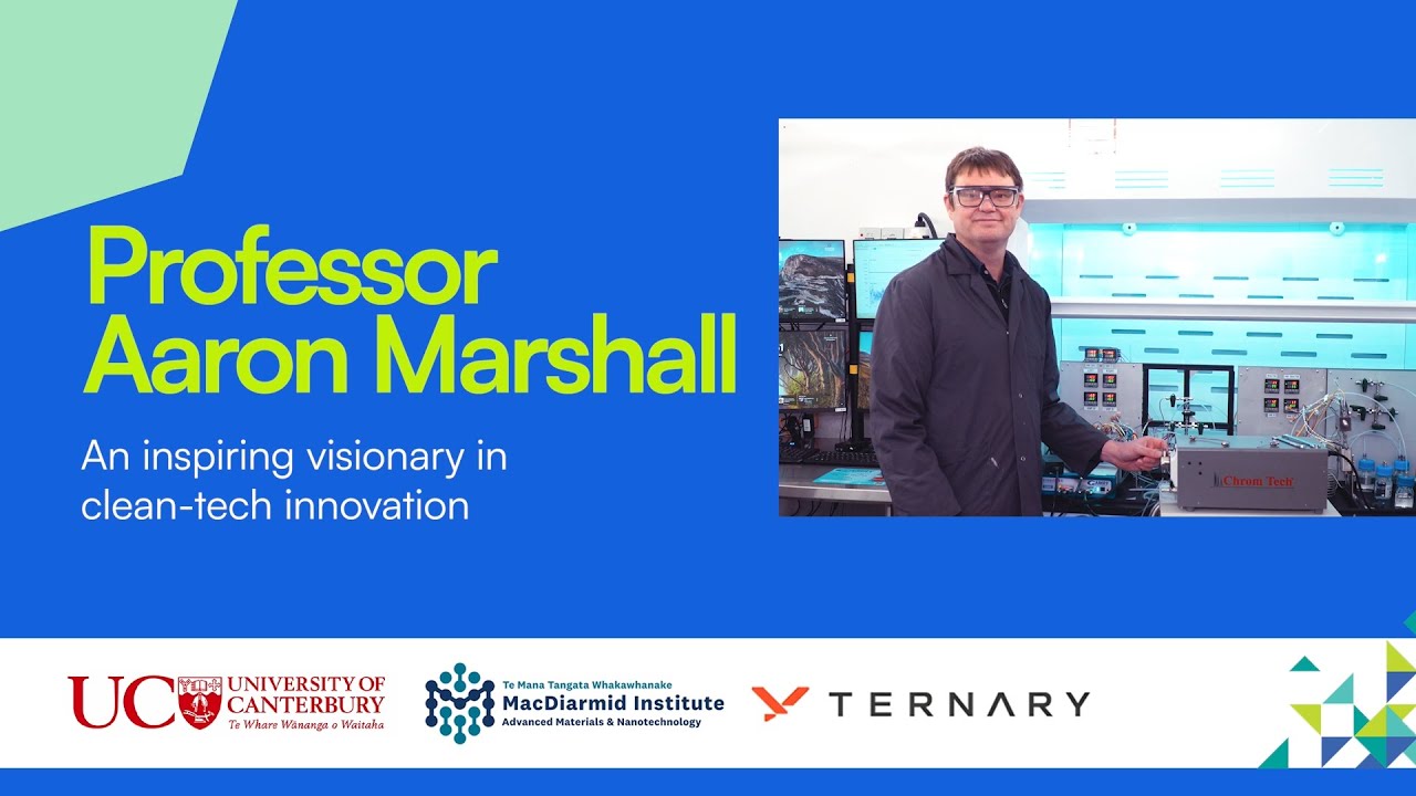 Clean Tech Visionary | Prof. Aaron Marshall – KiwiNet Awards Winner 2025