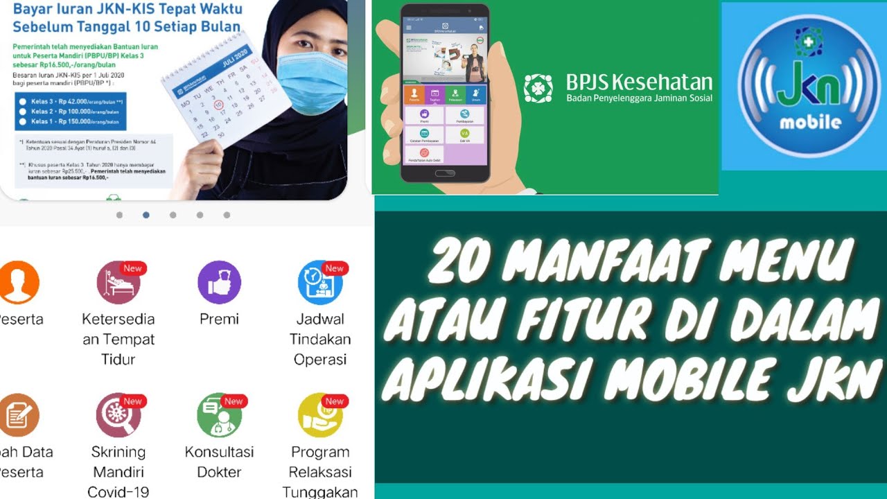 20 MANFAAT MENU ATAU FITUR DI APLIKASI MOBILE JKN
