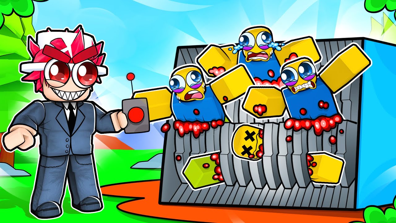CRUSHING NOOBS IN ROBLOX..