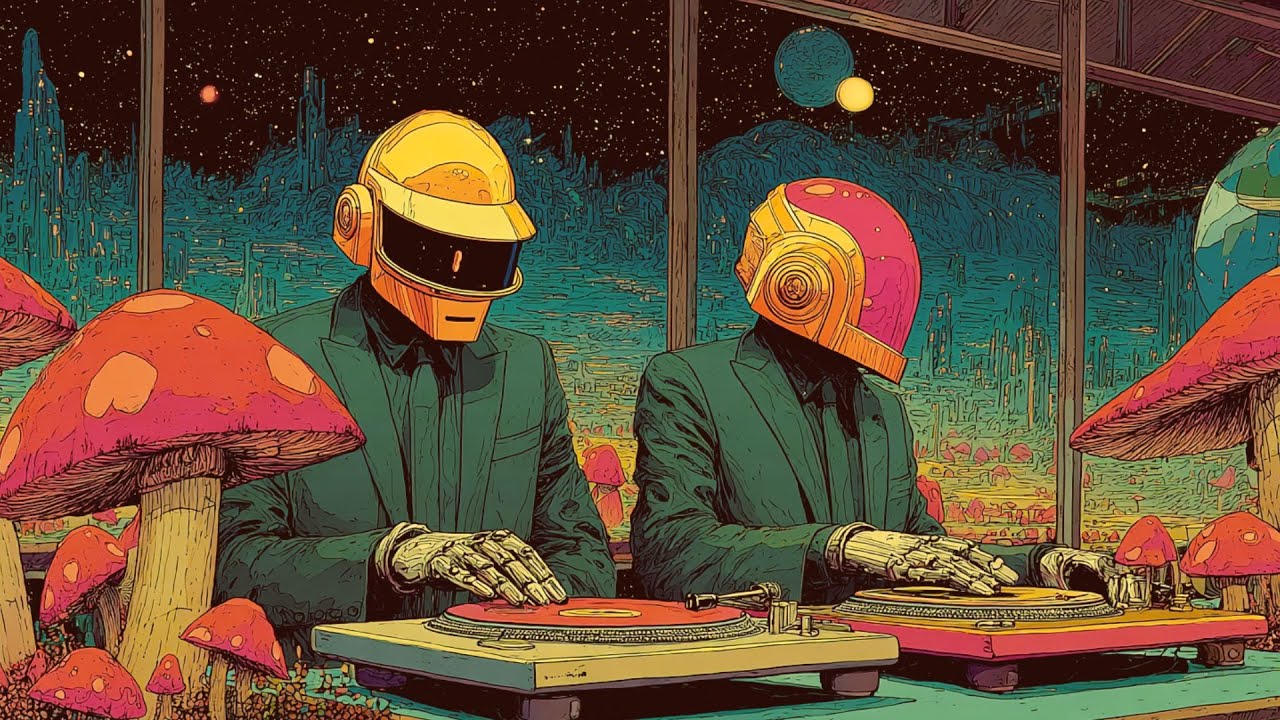 Daft Punk Inspired Digital Grooves 1982 🍄🤖 | Chillwave, Synthwave, Retro Funk, Electronic Playlist