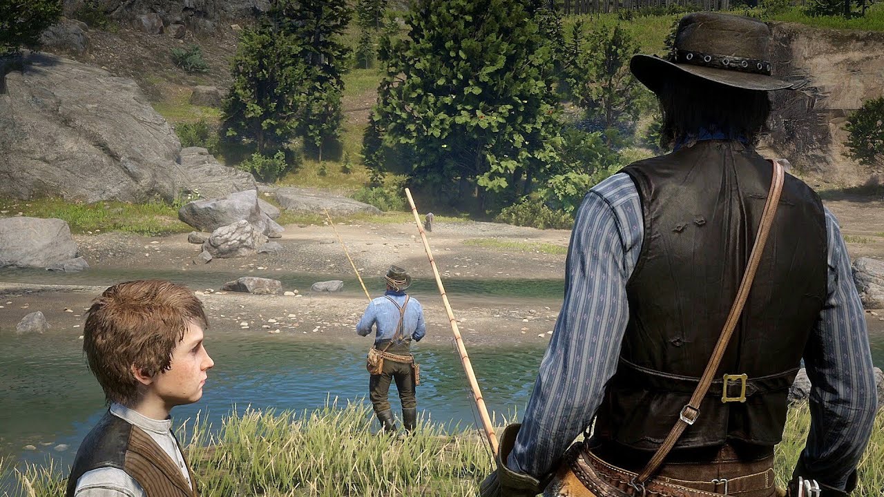 Arthur interrupts John and Jack's fishing