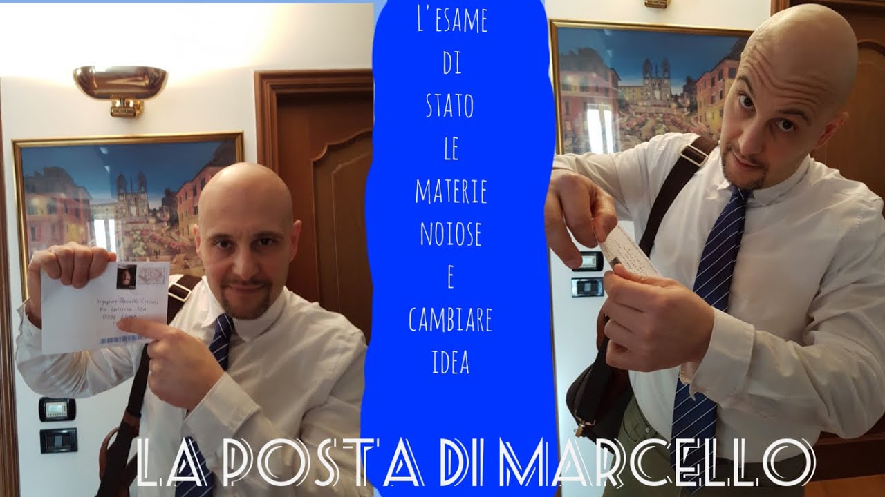 L'esame di stato , la non bellezza delle materie , e cambiare idea