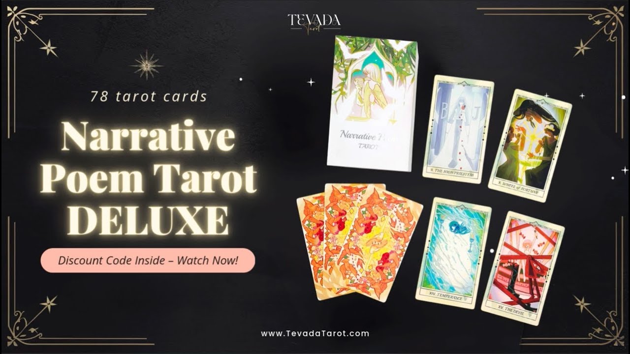 Narrative Poem Tarot DELUXE Full Unboxing | Anime Style Storytelling Deck