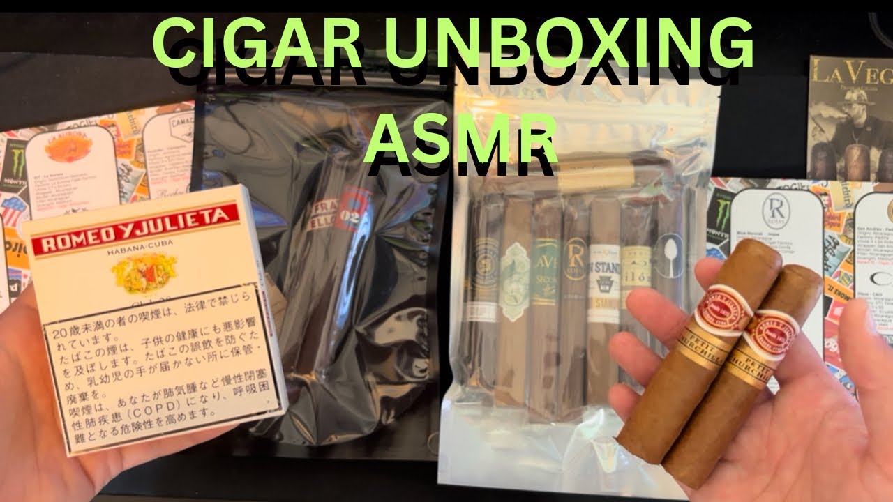 Распаковка сигары ASMR