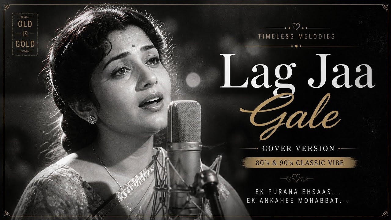 Lag Ja Gale ❤️  | Lata Mangeshkar Classic | Old is Gold | Emotional Bollywood Song 70s Vibes