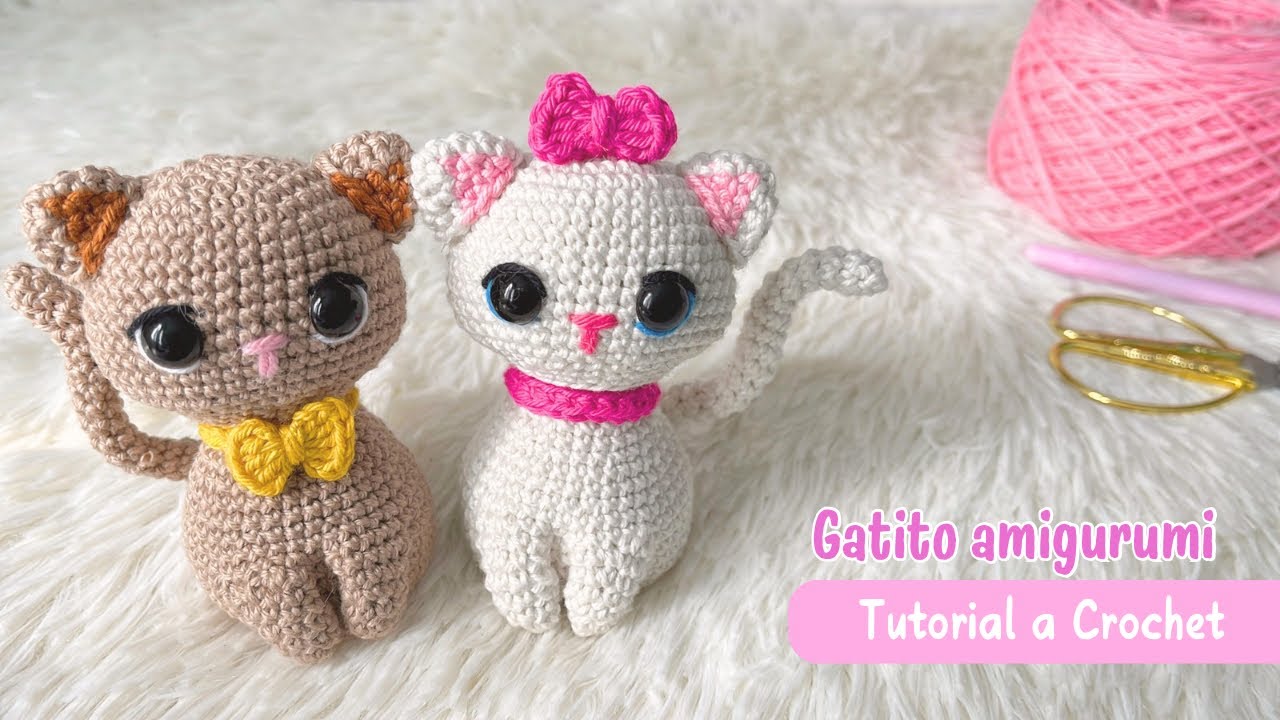 Gatito Amigurumi🐱|Tutorial a Crochet| Paso a Paso