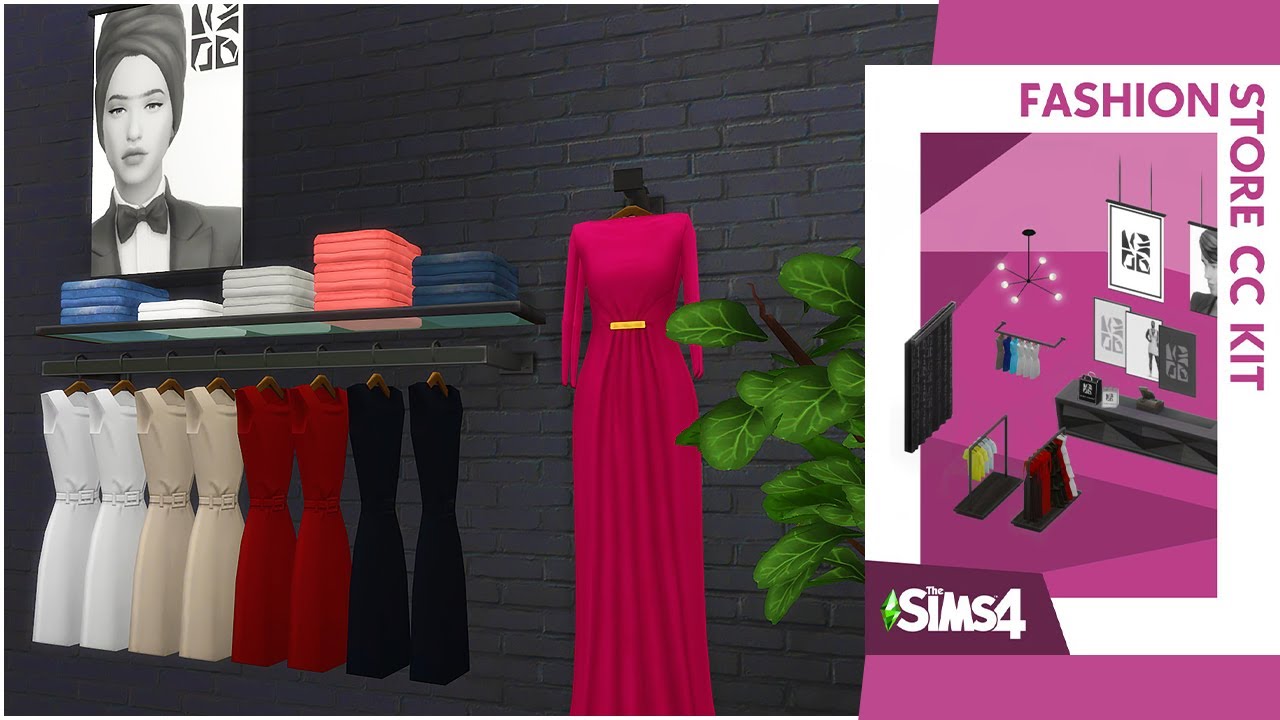 CREATE REALISTIC CLOTHING STORES WITH THIS NEW CC KIT! 👚👖