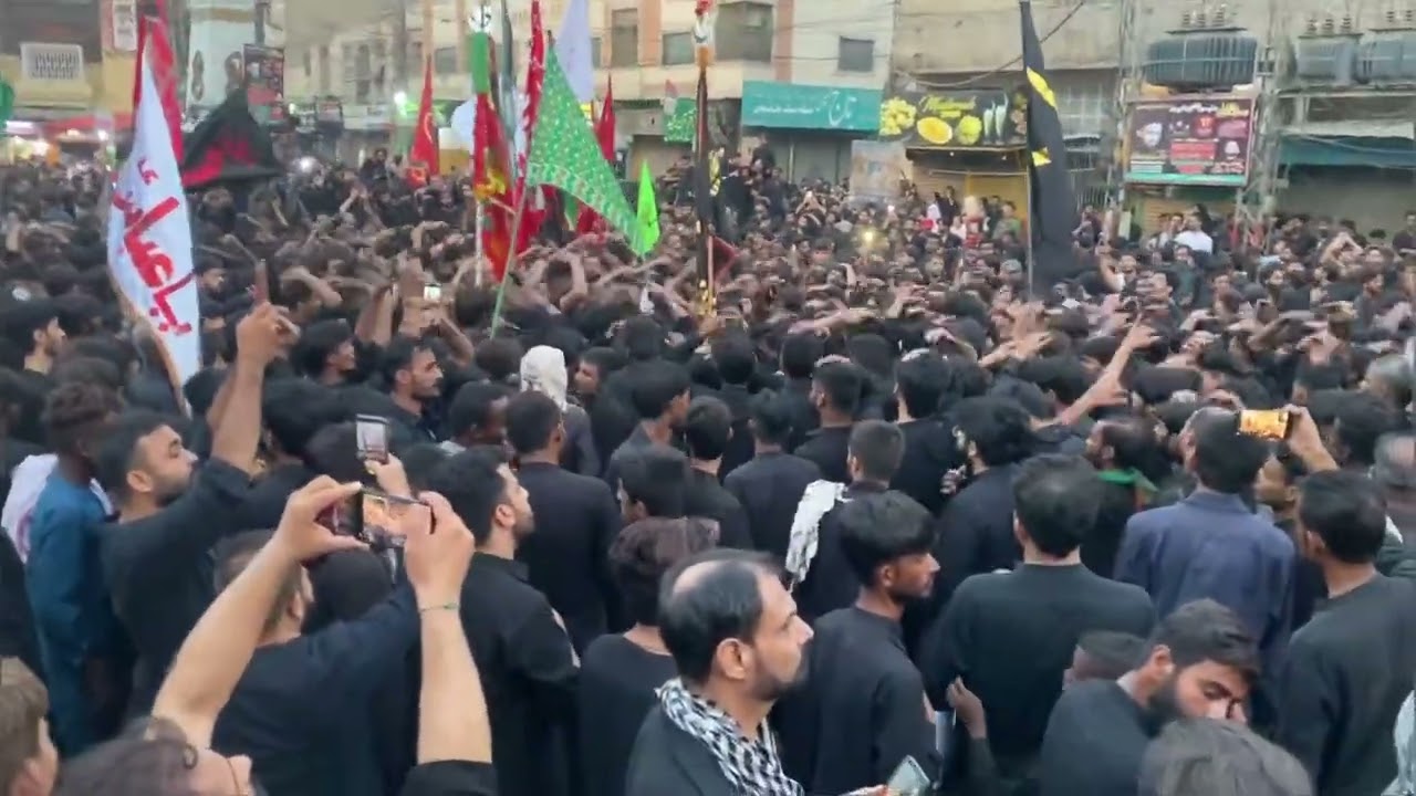 7 Muharram | Manzar hyder chowk 2024 | Markazi Jamait Ka Pir Hyderabad Sindh Pakistan