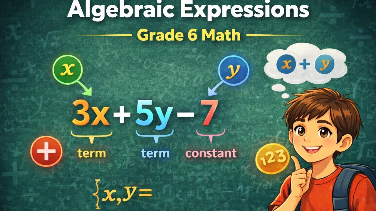 grade 6  Algebra   lesson 1   Algebraic Expression