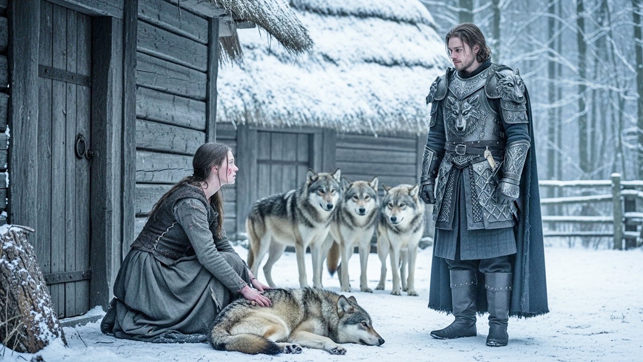 Omega Shelters 25 Freezing Wolves — Next Morning, The Lycan King's Wolves Stops Outside Her Door